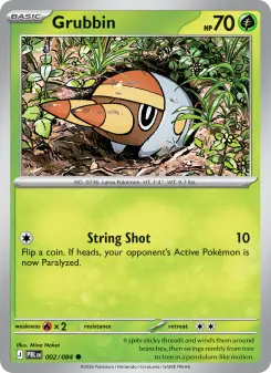 Grubbin 2 — shown as an example of the Reverse Holofoil finish