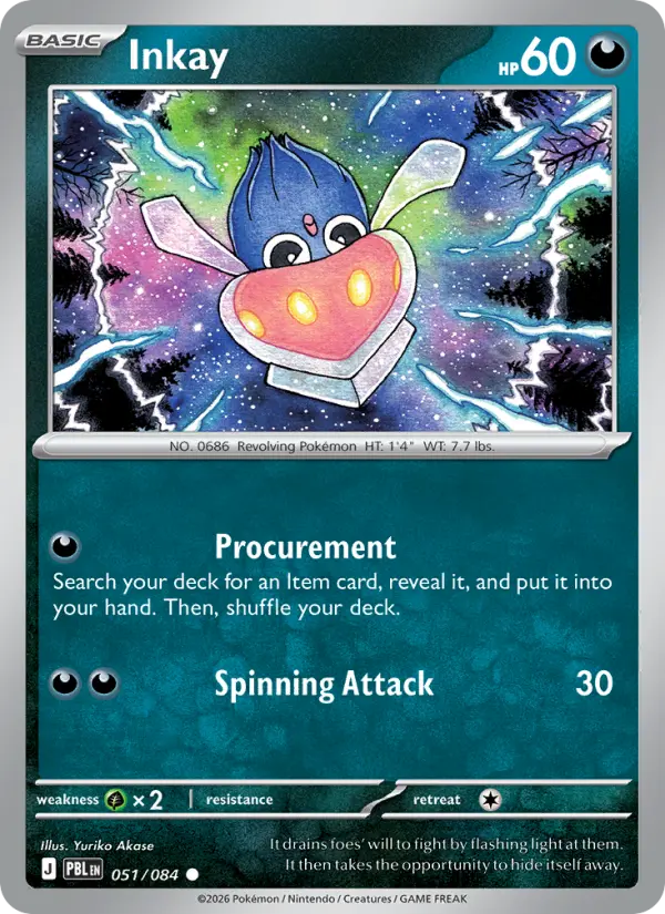 Inkay 51 card from Pitch Black