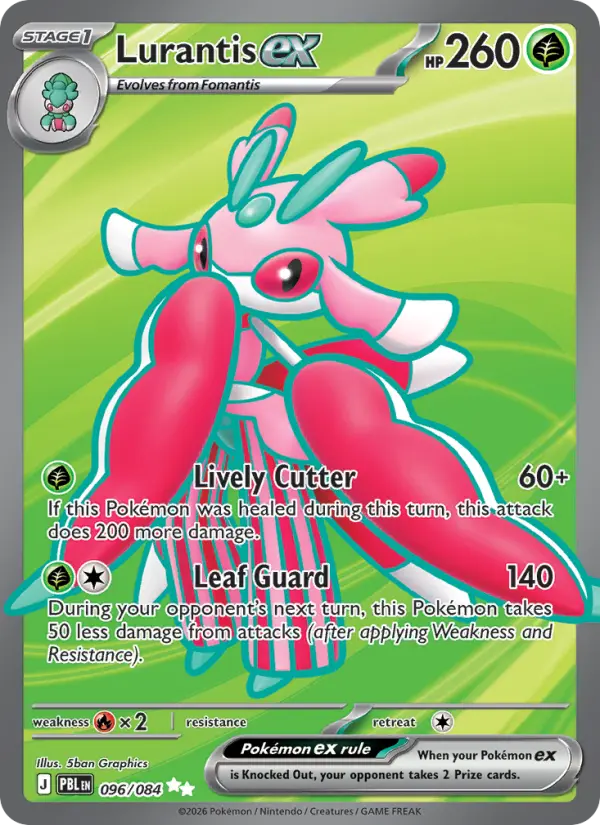 Lurantis ex 96 — Pitch Black 96, Holofoil finish