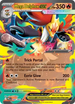 Mega Delphox ex 8 — Pitch Black