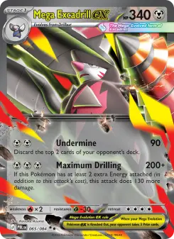 Mega Excadrill ex 65 — Pitch Black