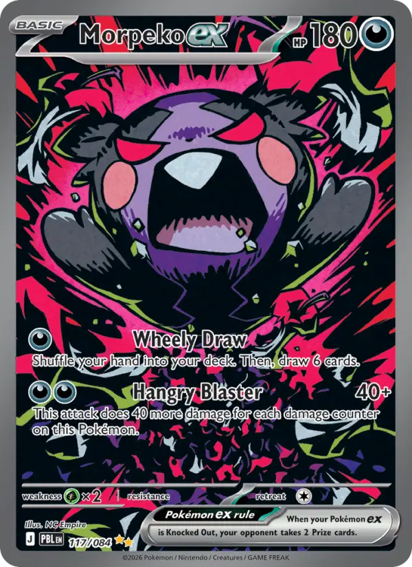 Morpeko ex 117 — the most expensive Morpeko card