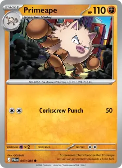 Primeape — Pitch Black #43