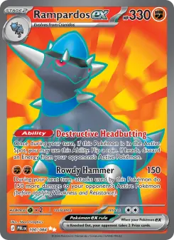 Rampardos ex 100 — Pitch Black