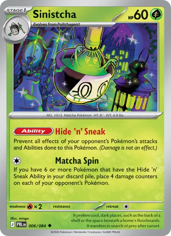 Sinistcha 6 card from Pitch Black