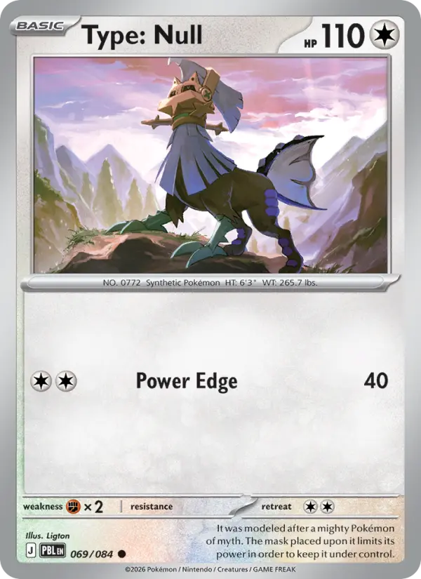 Type: Null 69 — Pitch Black 69, Normal finish