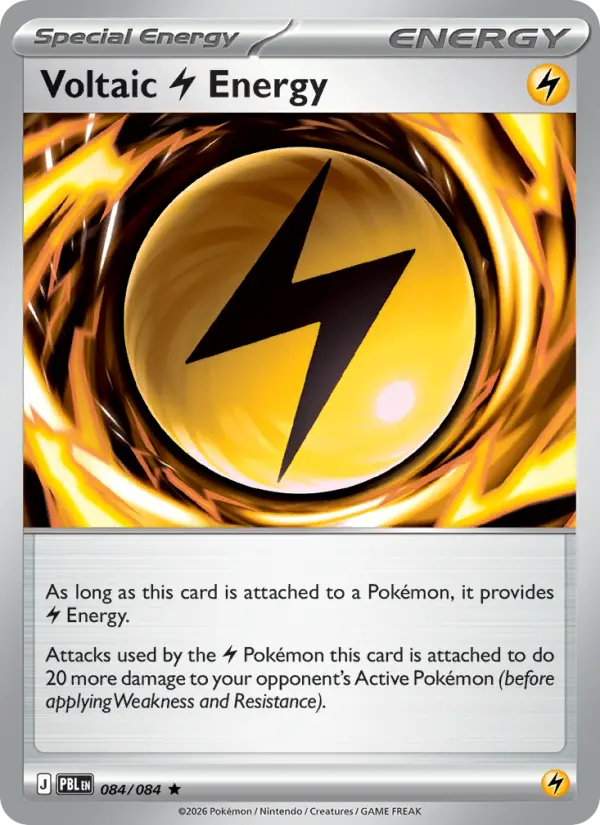 Voltaic Lightning Energy 84 — Pitch Black 84, Holofoil finish