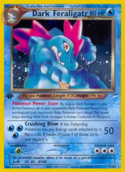 Dark Feraligatr 5 — Neo Destiny