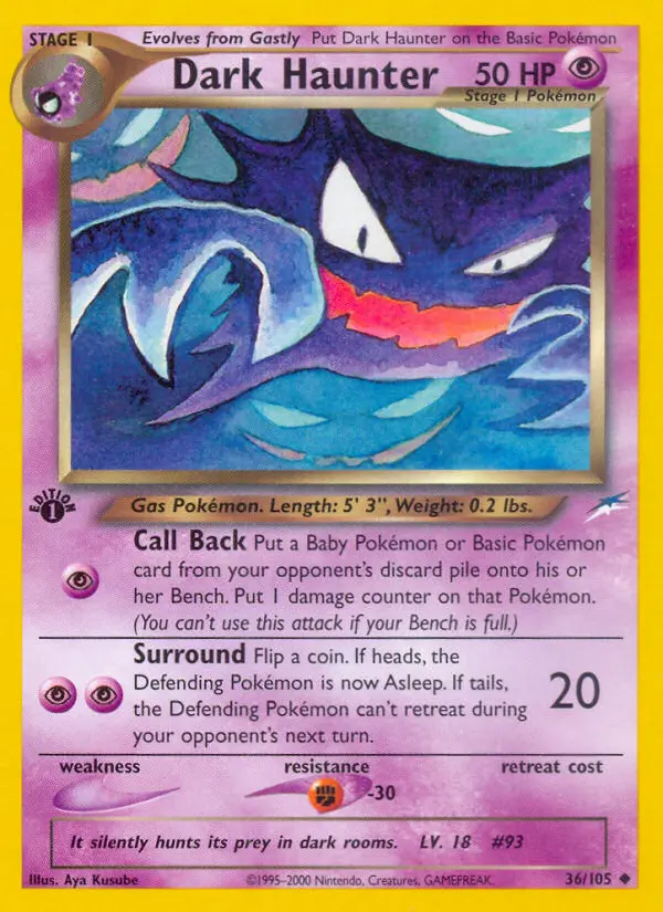 Dark Haunter 36 — Neo Destiny 36, 1st Edition finish