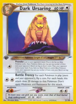 Dark Ursaring 21 — Neo Destiny