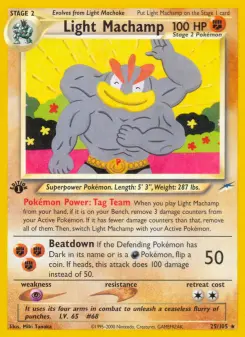 Light Machamp — Neo Destiny #25