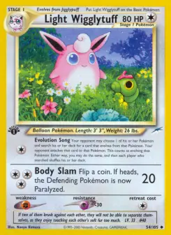 Light Wigglytuff — Neo Destiny #54