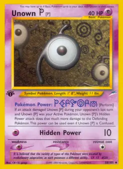 Unown [P] — Neo Destiny #58