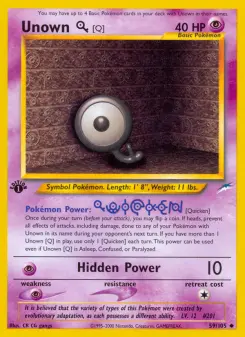 Unown [Q] — Neo Destiny #59