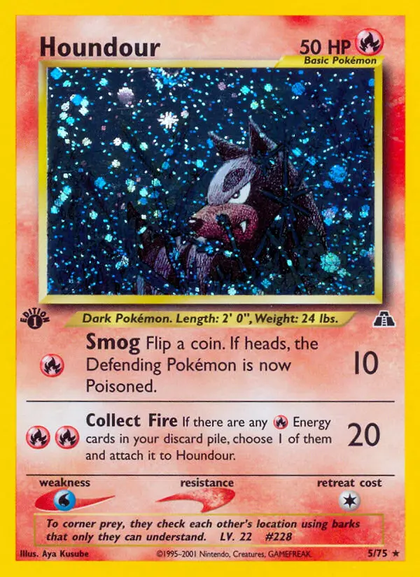 Houndour 5 — the most expensive Houndour card