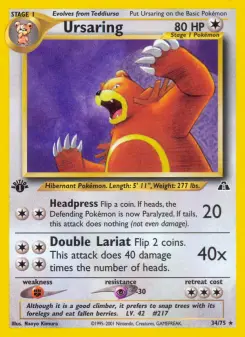 Ursaring 34 — Neo Discovery