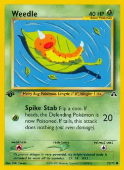 Weedle — Neo Discovery #70