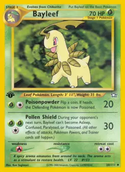Bayleef 28 — Neo Genesis
