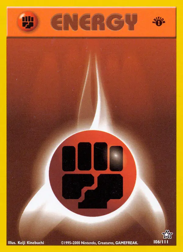 Fighting Energy 106 — Neo Genesis 106, 1st Edition finish