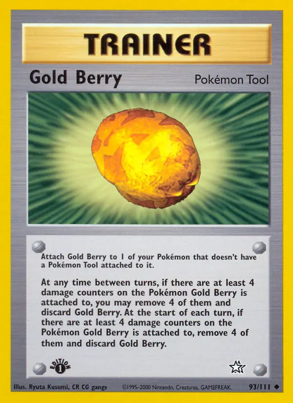 Gold Berry 93 — Neo Genesis 93, 1st Edition finish