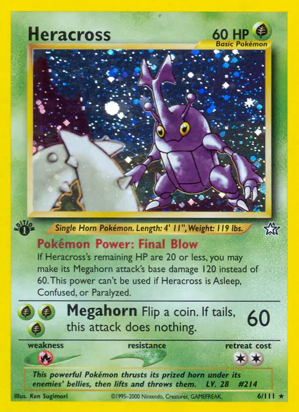 Heracross 6 — the most expensive Heracross card