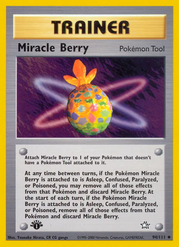 Miracle Berry 94 — Neo Genesis 94, 1st Edition finish