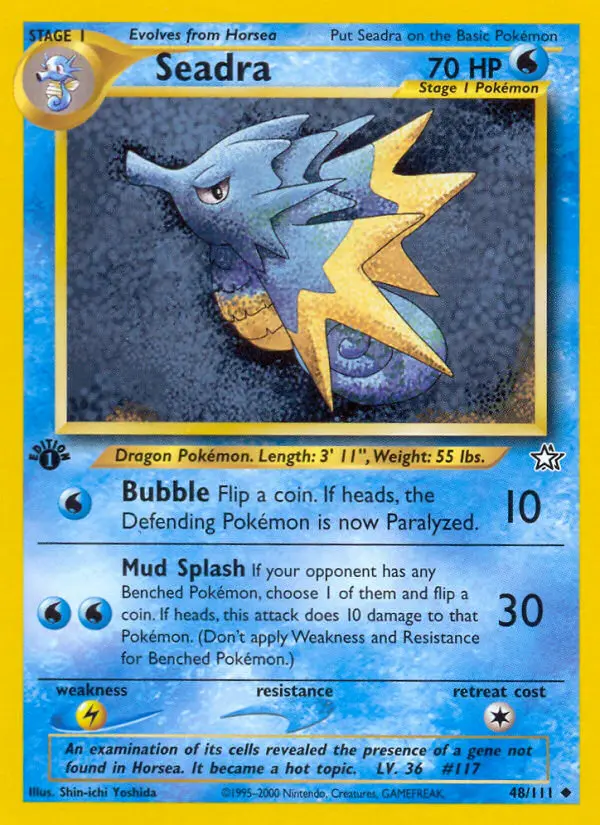 Seadra 48 — Neo Genesis 48, 1st Edition finish