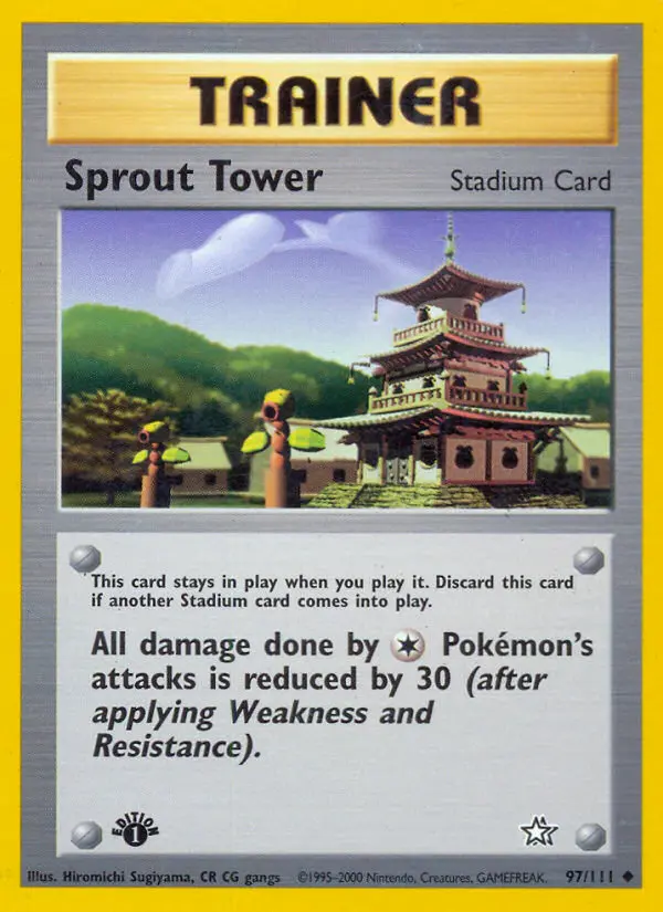 Sprout Tower 97 — Neo Genesis 97, 1st Edition finish
