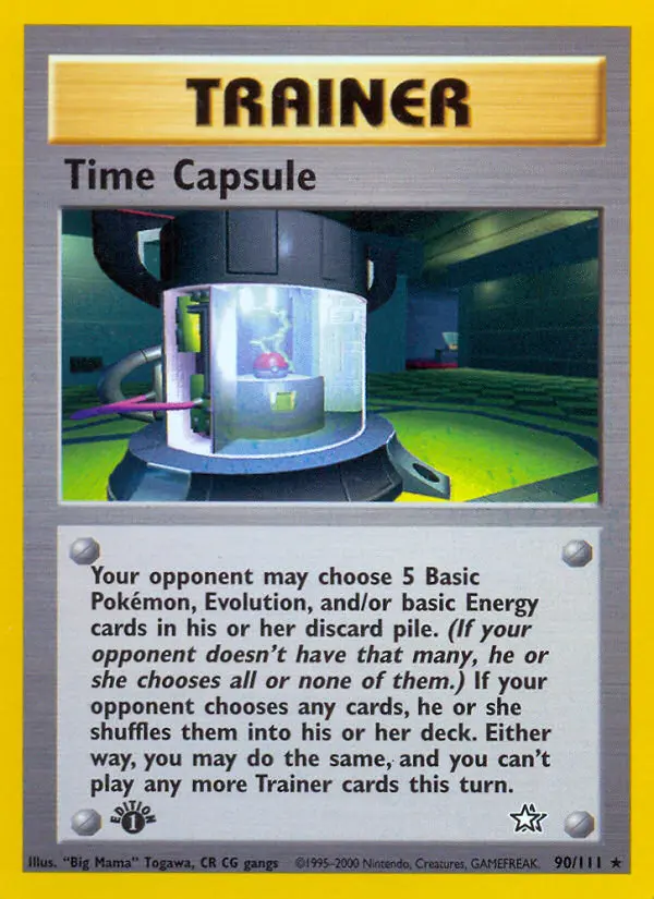 Time Capsule 90 — Neo Genesis 90, 1st Edition finish