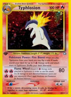 Typhlosion — Neo Genesis 18