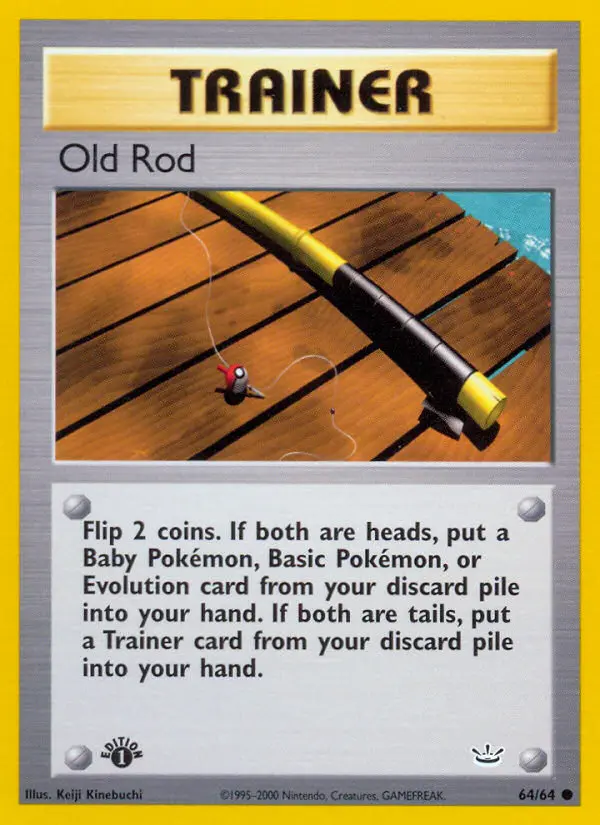 Old Rod 64 — Neo Revelation 64, 1st Edition finish