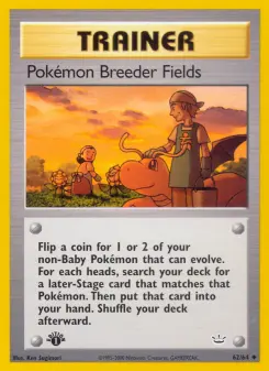 Pokémon Breeder Fields 62 — Neo Revelation