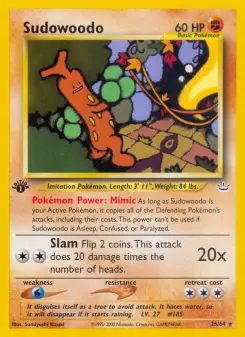 Sudowoodo 26 — Neo Revelation