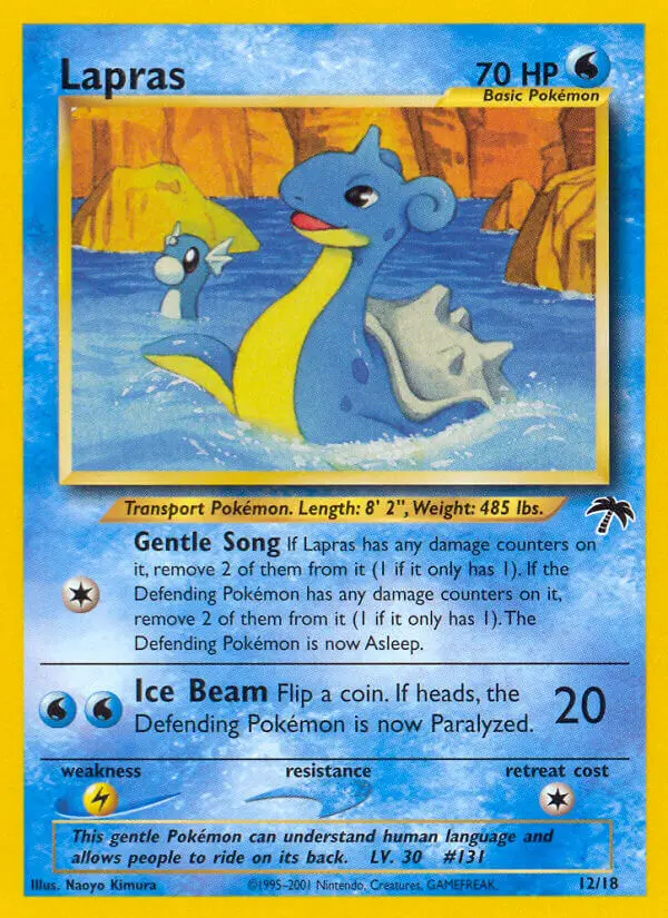 Lapras 12 — Southern Islands 12, Normal finish