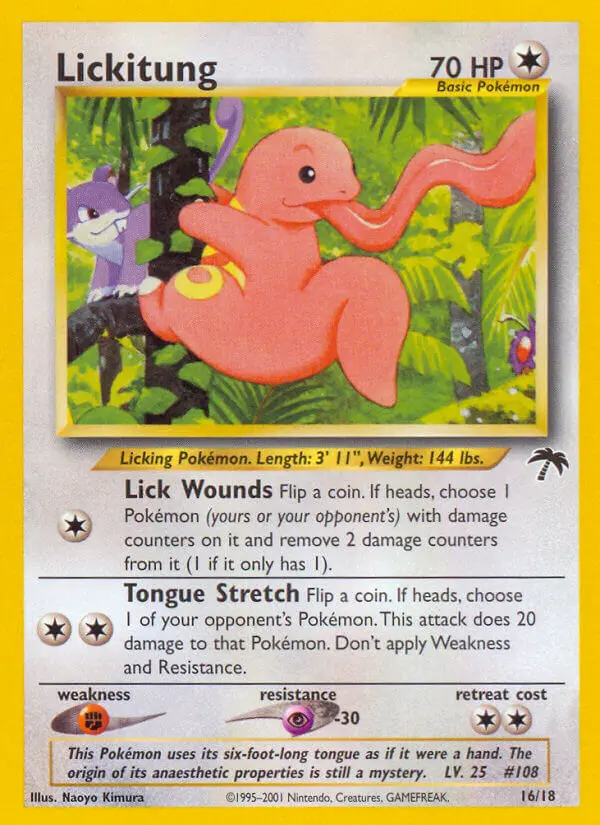 Lickitung 16 — Southern Islands 16, Normal finish