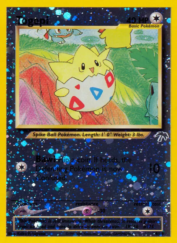 Togepi 4 card from Southern Islands