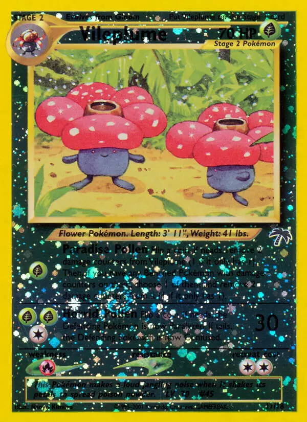 Vileplume 17 card from Southern Islands
