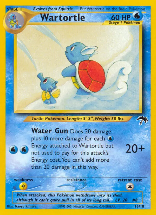 Wartortle 15 — Southern Islands 15, Normal finish