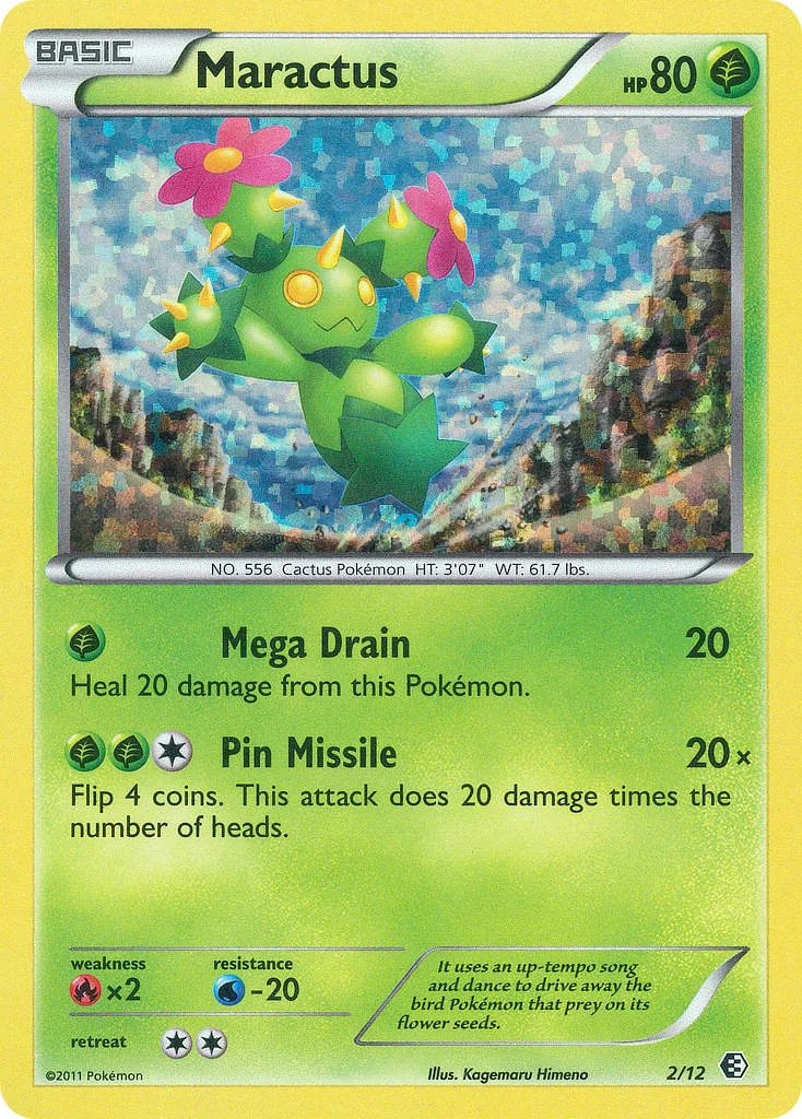 Maractus 2 card from McDonald's Collection 2011