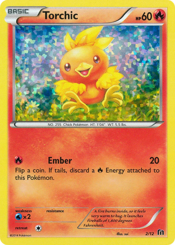 Torchic 2 card from McDonald's Collection 2016
