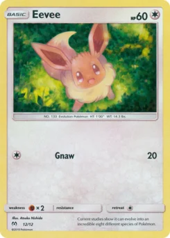 Eevee 12 — McDonald's Collection 2019
