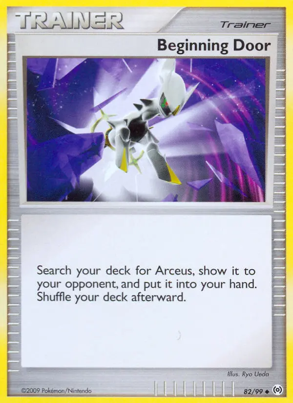 Beginning Door 82 card from Arceus