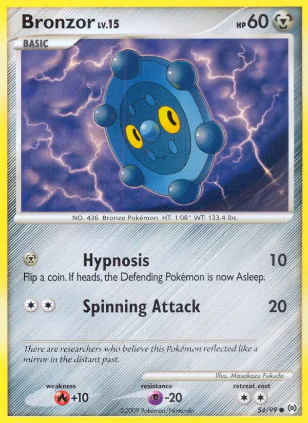 Bronzor 54 — Arceus 54, Normal finish