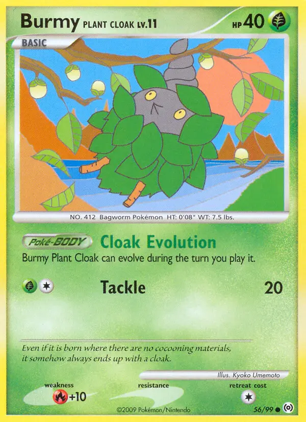Burmy Plant Cloak 56 — Arceus 56, Normal finish