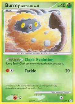 Burmy Sandy Cloak 57 — Arceus