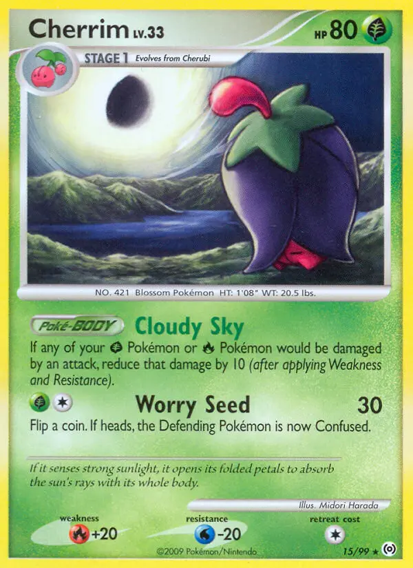 Cherrim 15 card from Arceus