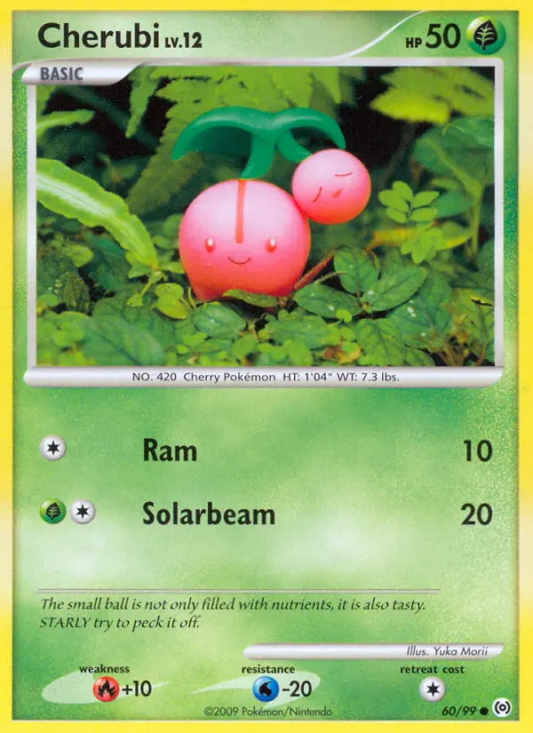 Cherubi 60 card from Arceus