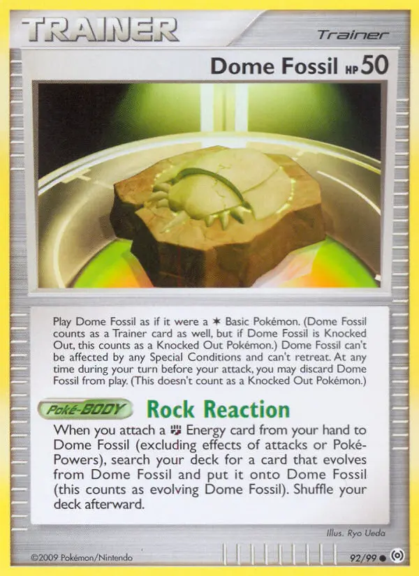 Dome Fossil 92 — Arceus 92, Normal finish