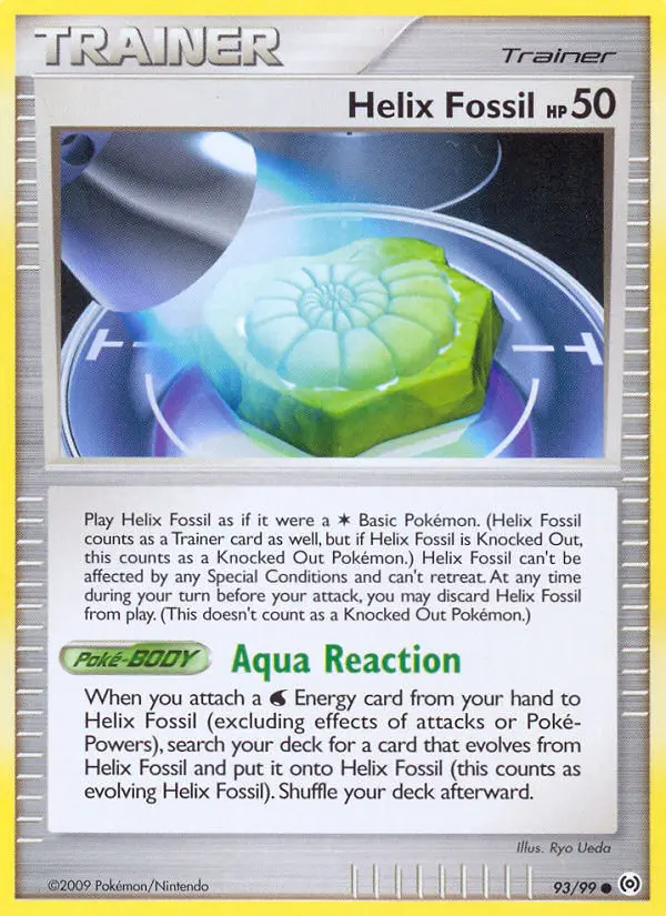 Helix Fossil 93 — Arceus 93, Normal finish