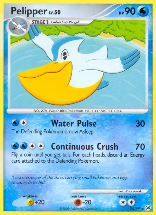 Pelipper 24 card from Arceus
